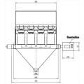 Multifunktions 4 Kopf lineare Waage hohe Genauigkeit vollautomatische gute Qualität vertikale Zucker Verpackung Maschine TCLB-420FZ